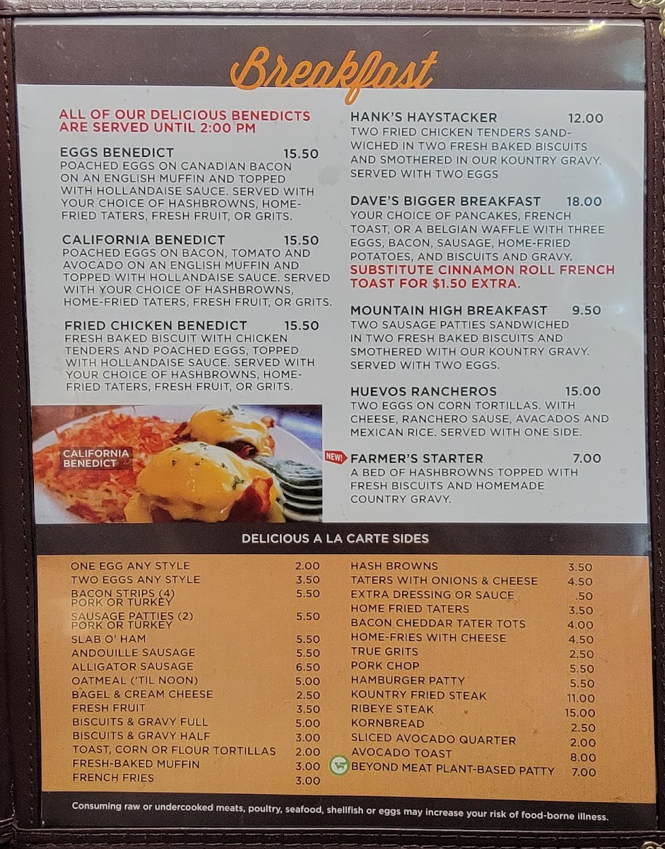 Menu Kountry Folks Homestyle Restaurant-10