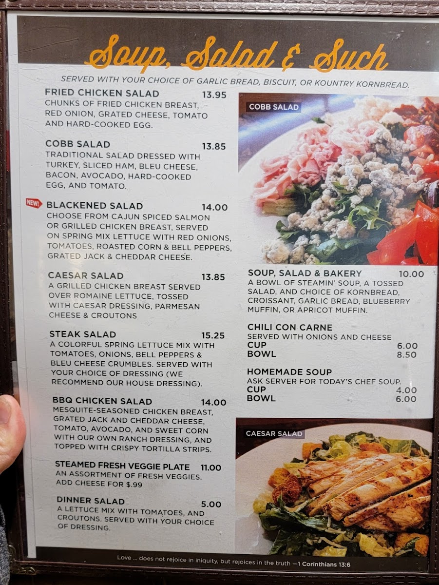 Menu Kountry Folks Homestyle Restaurant-9